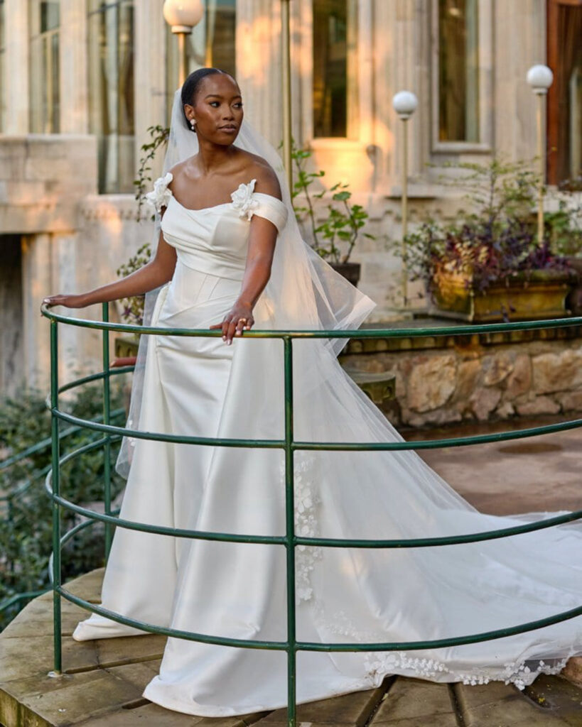 Garden Wedding Bridal Portrait