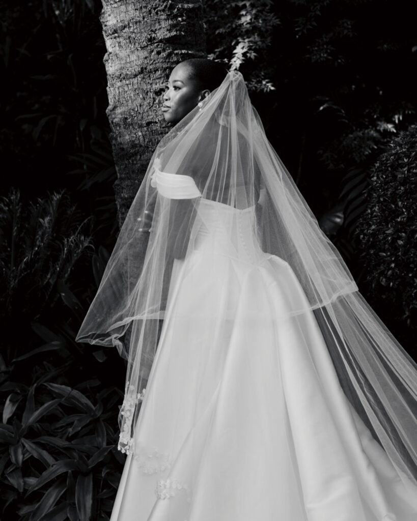 Garden Wedding Bridal Portrait